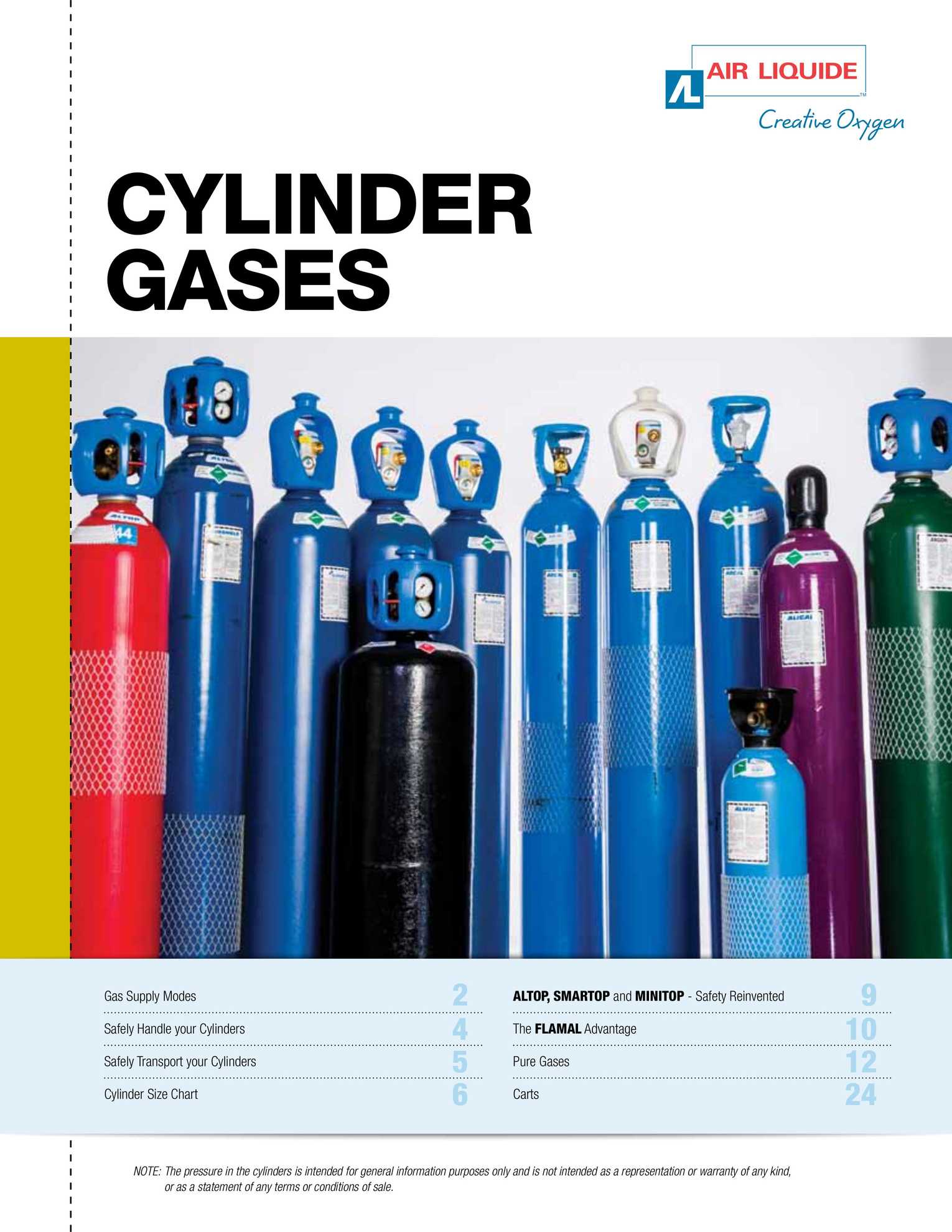 air liquide gas cylinder sizes